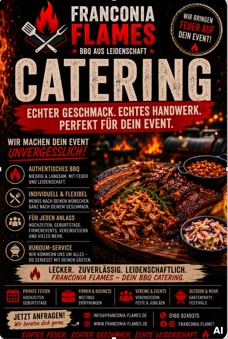 Catering auf Anfrage